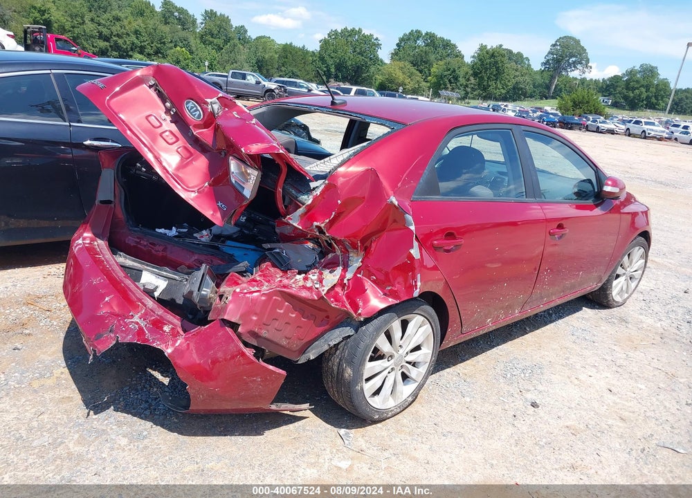 2010 KIA FORTE SX VIN: KNAFW4A34A5140479
