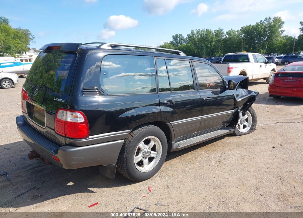 2002 LEXUS LX 470 VIN: JTJHT00W723520712