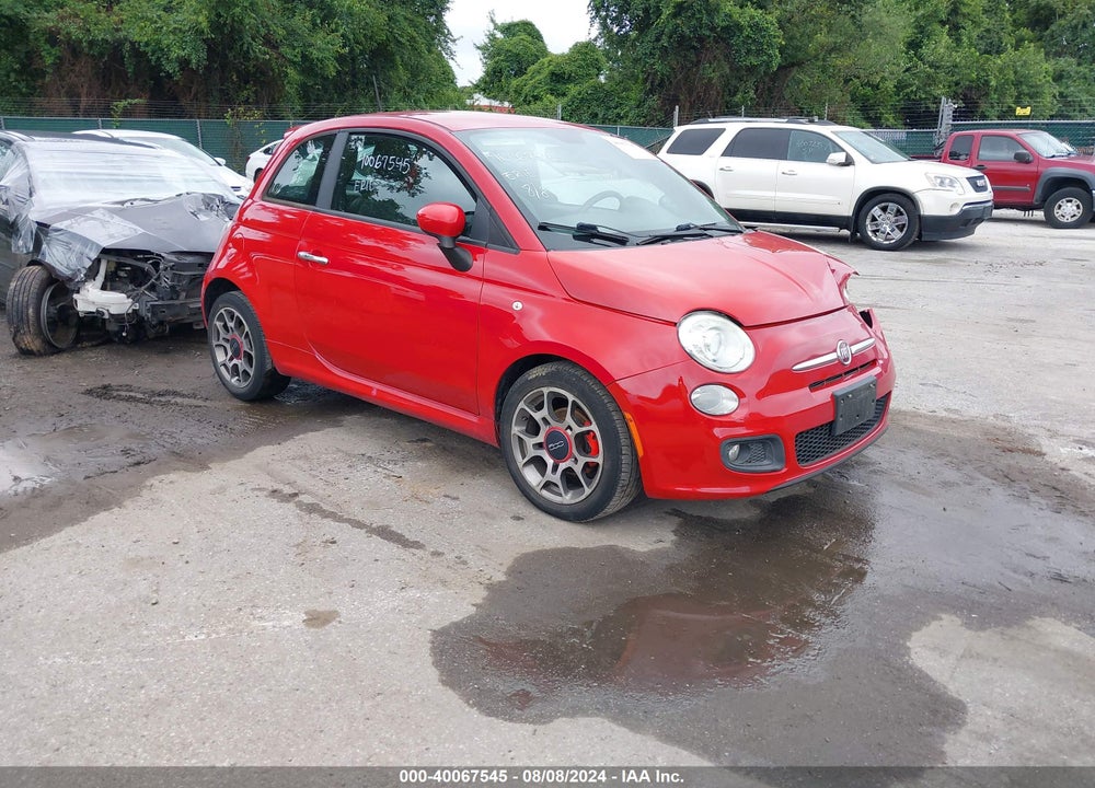 2012 FIAT 500 SPORT VIN: 3C3CFFBR8CT386124