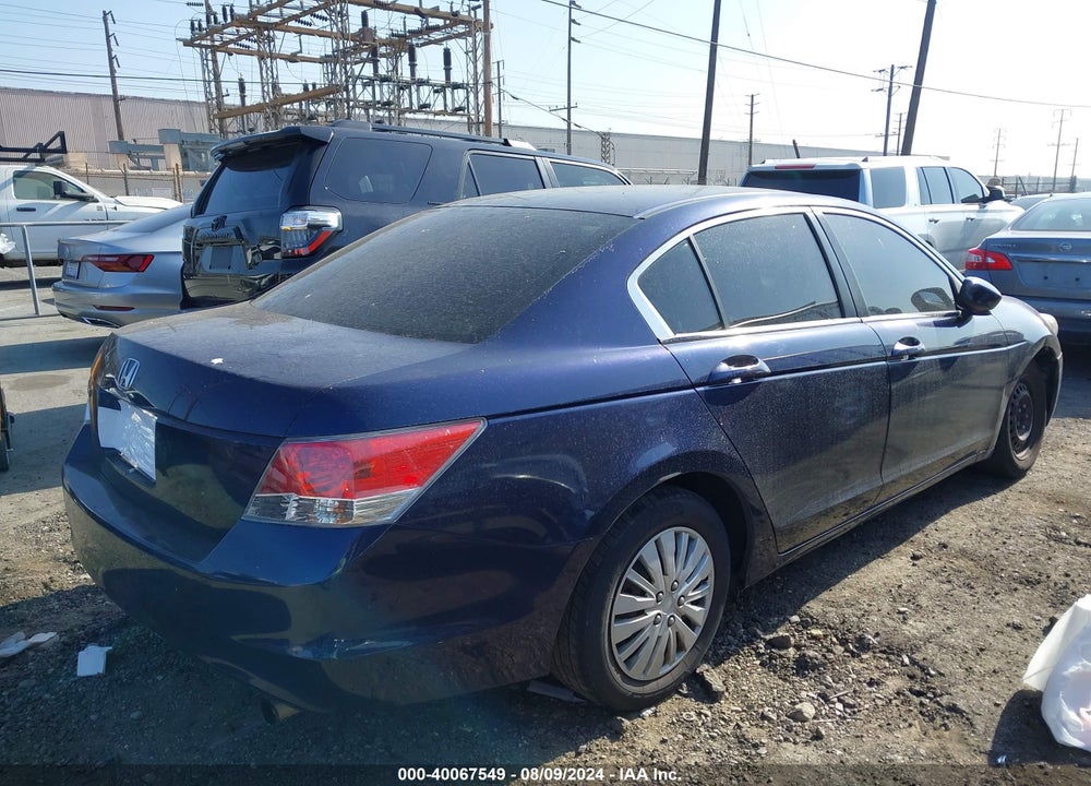 2009 HONDA ACCORD 2.4 LX VIN: 1HGCP26329A047836
