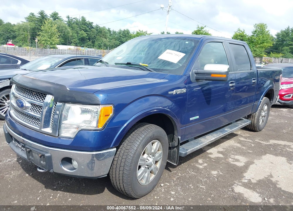 2012 FORD F-150 LARIAT VIN: 1FTFW1ET6CKE13986
