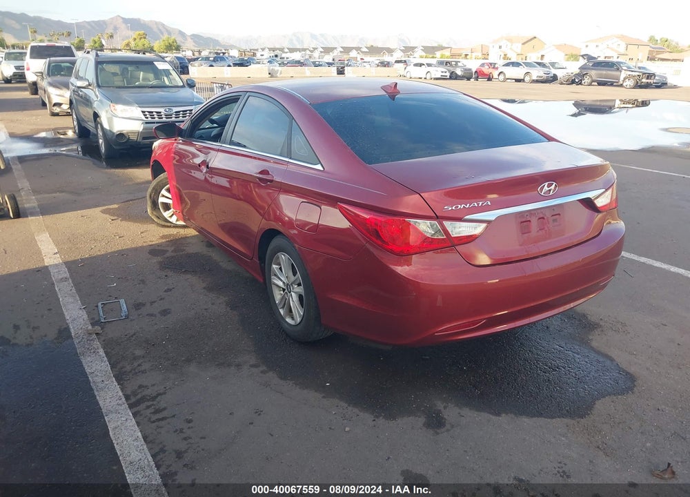 2013 HYUNDAI SONATA GLS VIN: 5NPEB4AC3DH741364