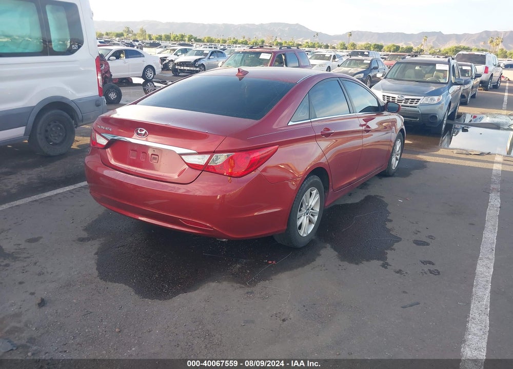2013 HYUNDAI SONATA GLS VIN: 5NPEB4AC3DH741364