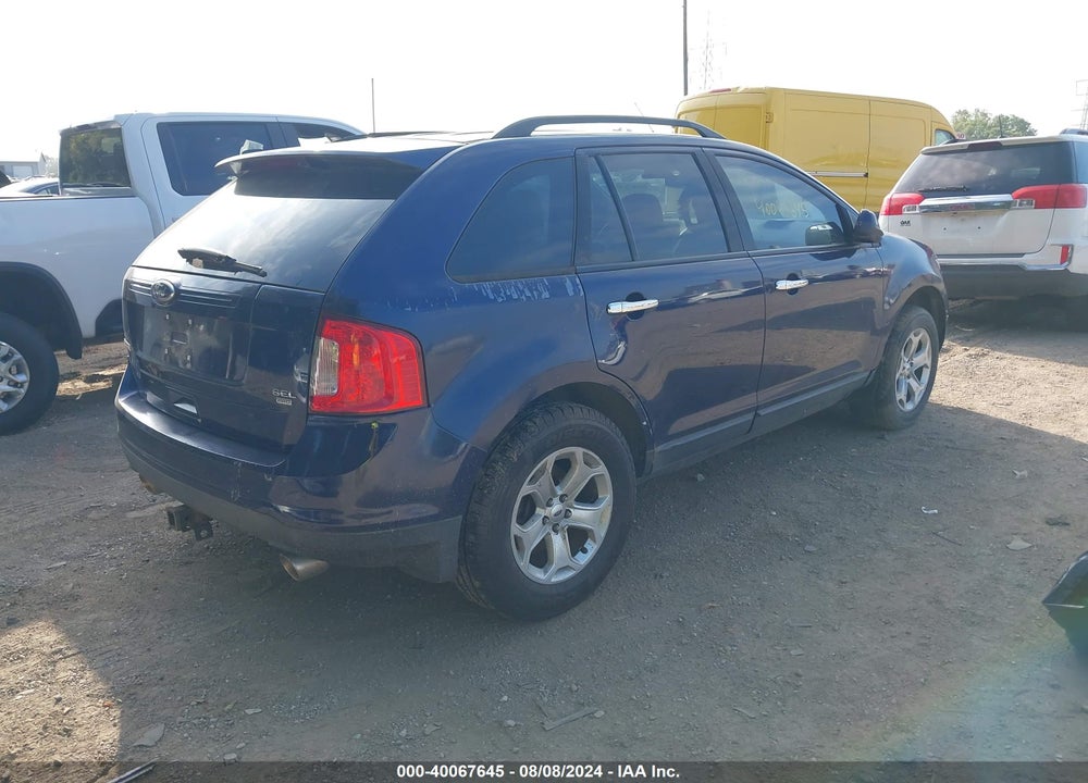 2011 FORD EDGE SEL VIN: 2FMDK4JC8BBB30620