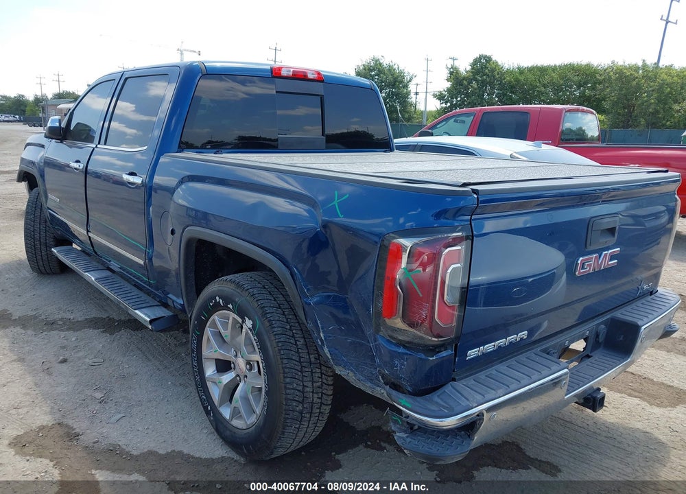 2017 GMC SIERRA 1500 SLT VIN: 3GTU2NEC9HG344493