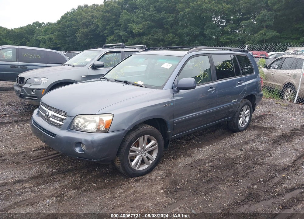 2006 TOYOTA HIGHLANDER HYBRID LIMITED V6 VIN: JTEEW21AX60027962