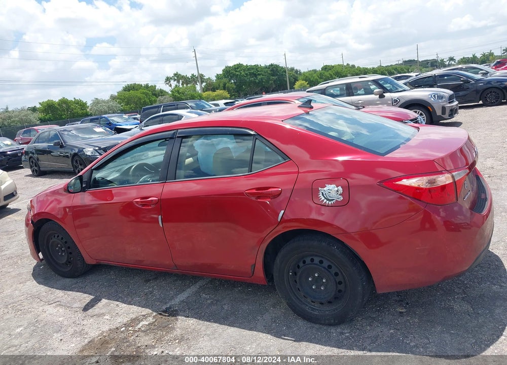 2019 TOYOTA COROLLA LE VIN: 5YFBURHE8KP910442