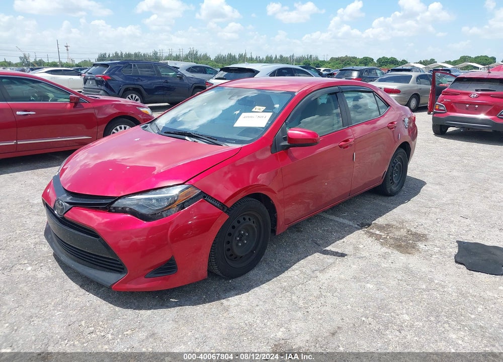 2019 TOYOTA COROLLA LE VIN: 5YFBURHE8KP910442