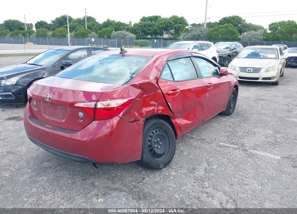 2019 TOYOTA COROLLA LE VIN: 5YFBURHE8KP910442