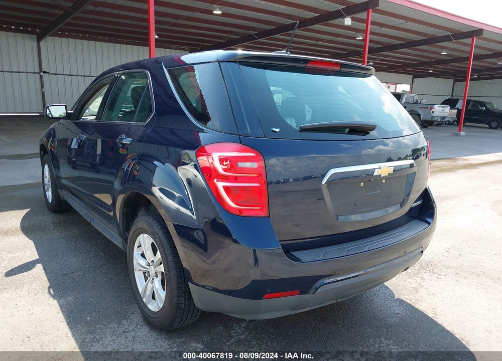 2016 CHEVROLET EQUINOX LS VIN: 2GNALBEK0G6135456