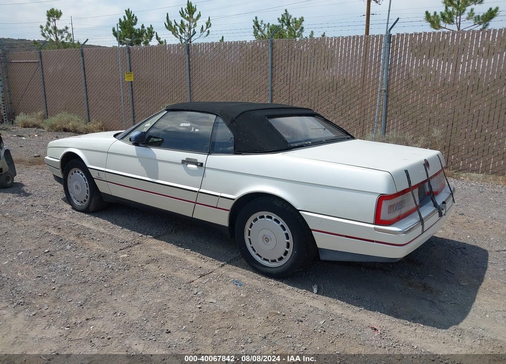 1992 CADILLAC ALLANTE VIN: 1G6VS3380NU126137