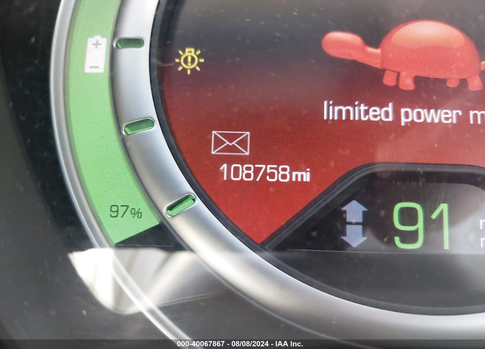 2013 FIAT 500E BATTERY ELECTRIC VIN: 3C3CFFGE0DT740547