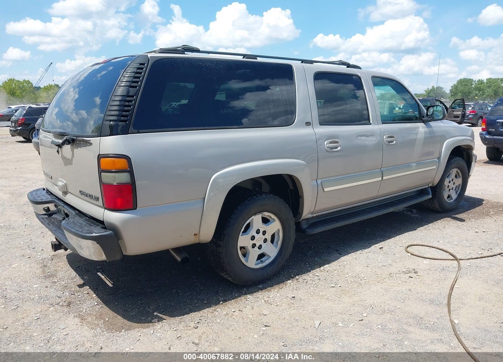 2005 CHEVROLET SUBURBAN 1500 LT VIN: 1GNEC16Z85J114734
