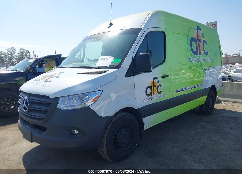 2023 MERCEDES-BENZ SPRINTER 2500 STANDARD ROOF 4-CYL DIESEL VIN: W1Y4KBHY3PT144311