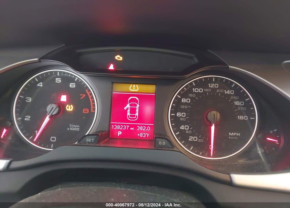 2009 AUDI A4 2.0T QUATTRO VIN: WAULF78K79N066455