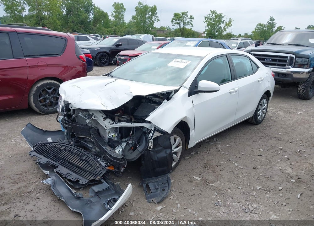 2016 TOYOTA COROLLA LE VIN: 5YFBURHE9GP535619