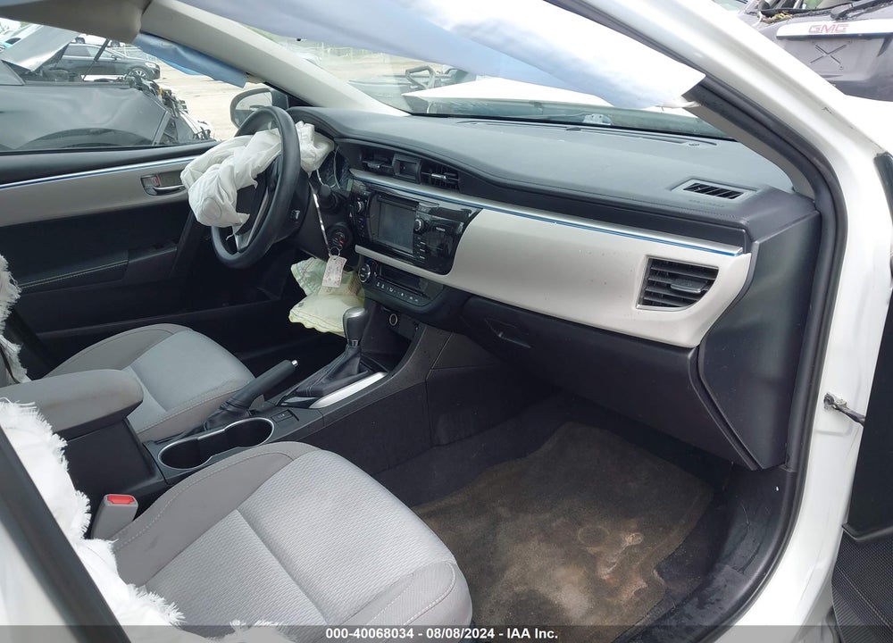 2016 TOYOTA COROLLA LE VIN: 5YFBURHE9GP535619