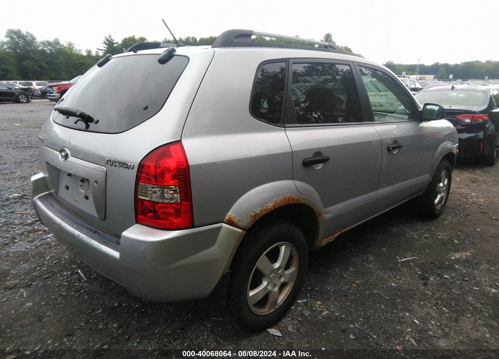2007 HYUNDAI TUCSON GLS VIN: KM8JM12BX7U650658