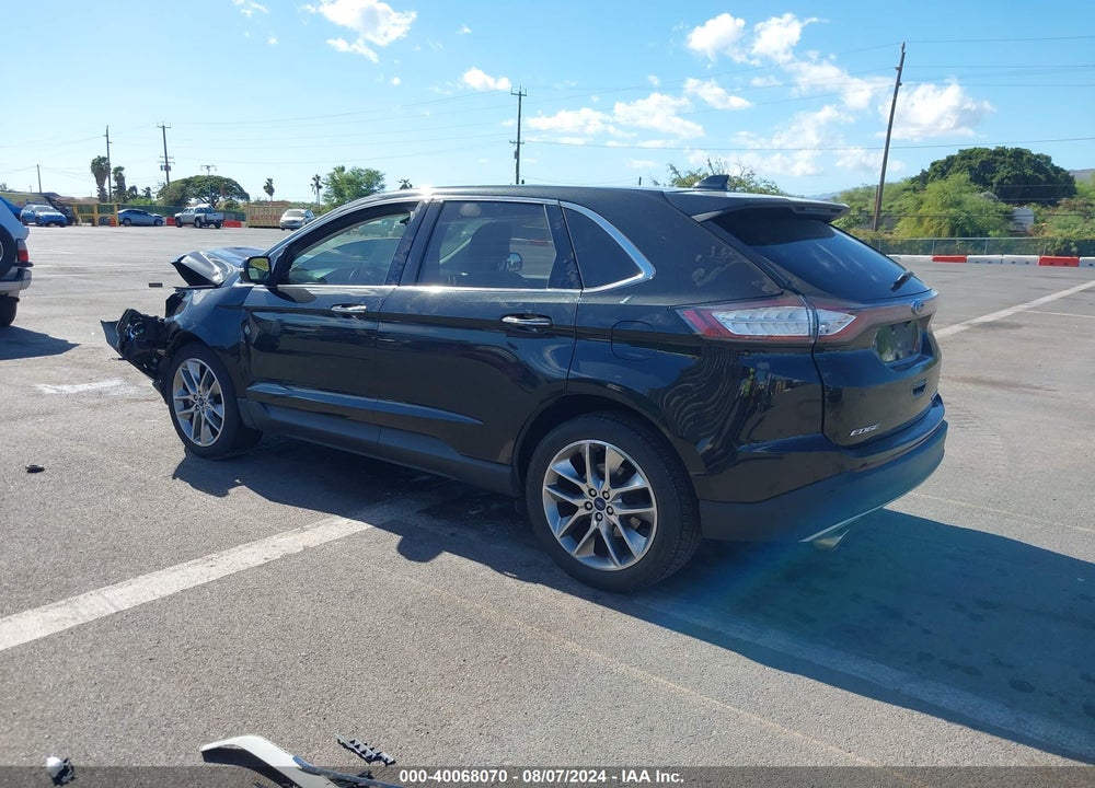 2015 FORD EDGE TITANIUM VIN: 2FMTK3K85FBB59062