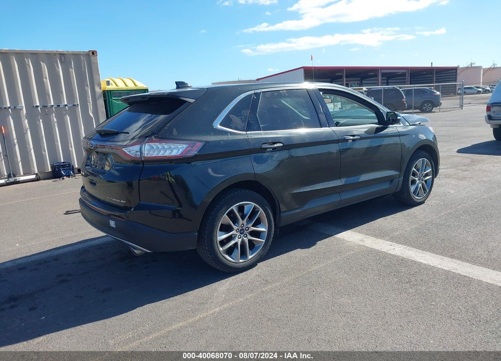 2015 FORD EDGE TITANIUM VIN: 2FMTK3K85FBB59062