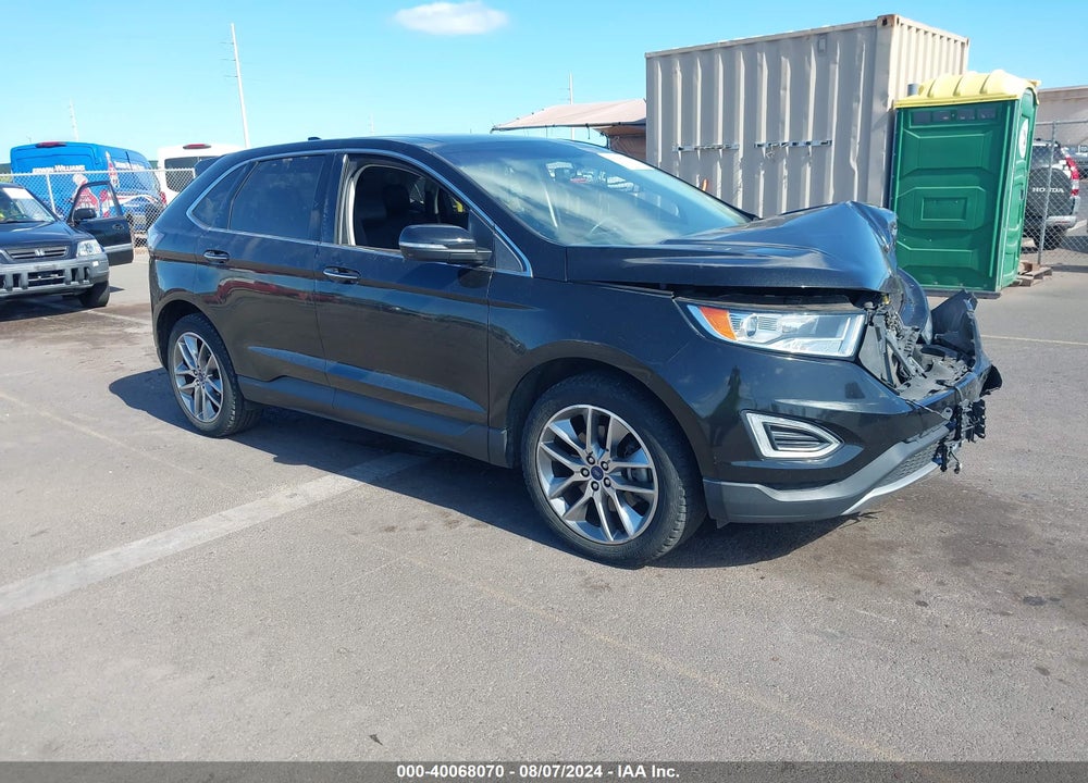 2015 FORD EDGE TITANIUM VIN: 2FMTK3K85FBB59062