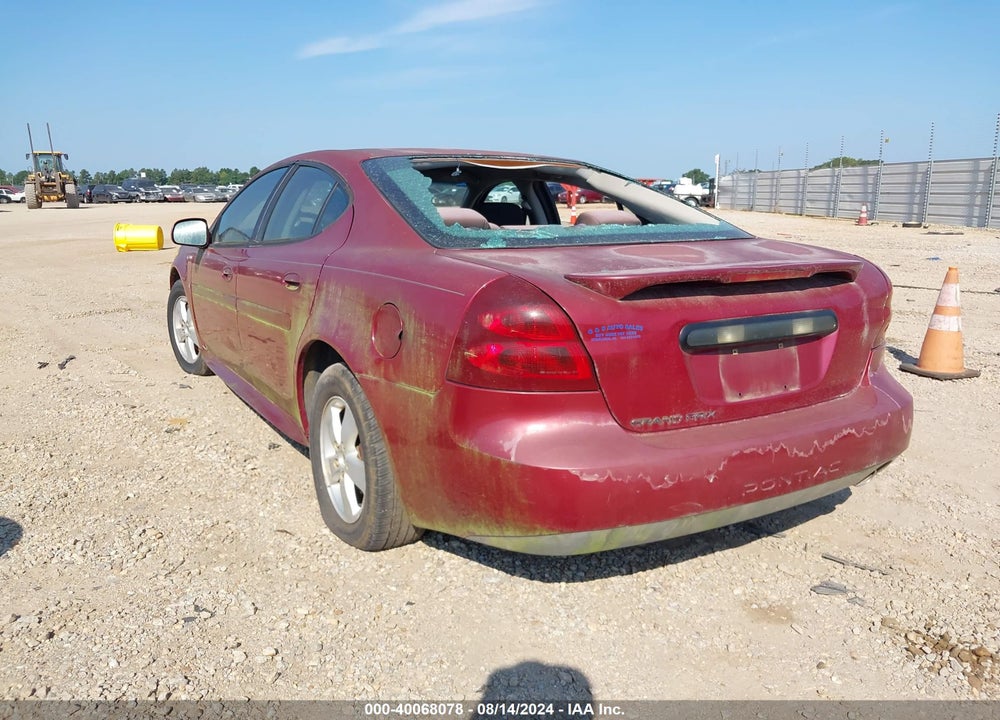 2006 PONTIAC GRAND PRIX VIN: 2G2WP552161103569