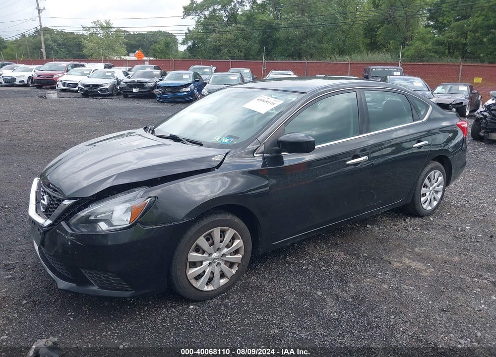 2017 NISSAN SENTRA SV VIN: 3N1AB7AP6HY353835