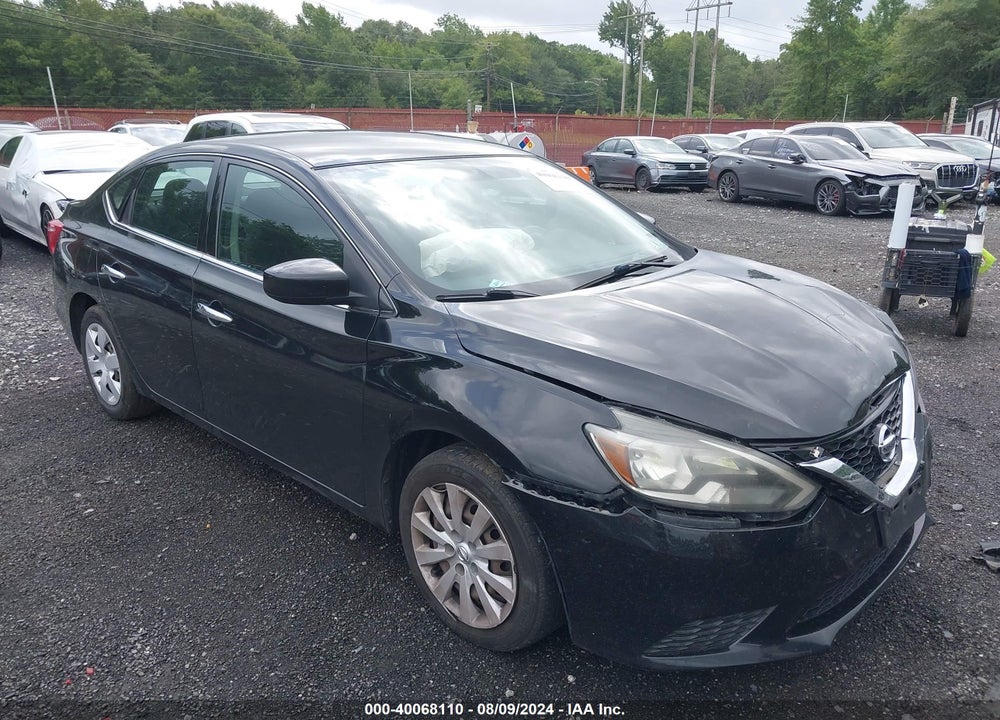 2017 NISSAN SENTRA SV VIN: 3N1AB7AP6HY353835