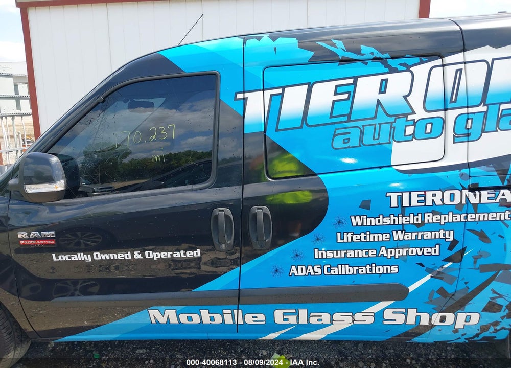 2015 RAM PROMASTER CITY TRADESMAN SLT VIN: ZFBERFBTXF6A66721