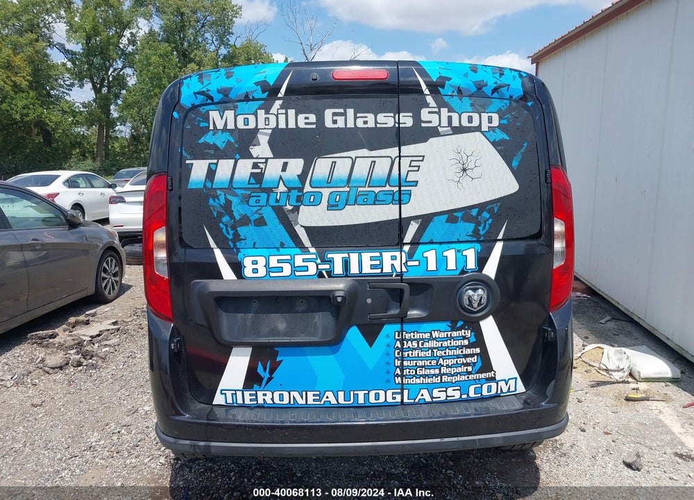 2015 RAM PROMASTER CITY TRADESMAN SLT VIN: ZFBERFBTXF6A66721