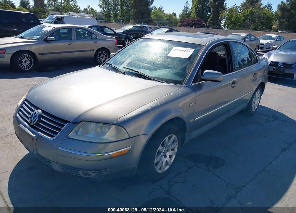 2001 VOLKSWAGEN PASSAT GLS VIN: WVWPD63BX1E113218