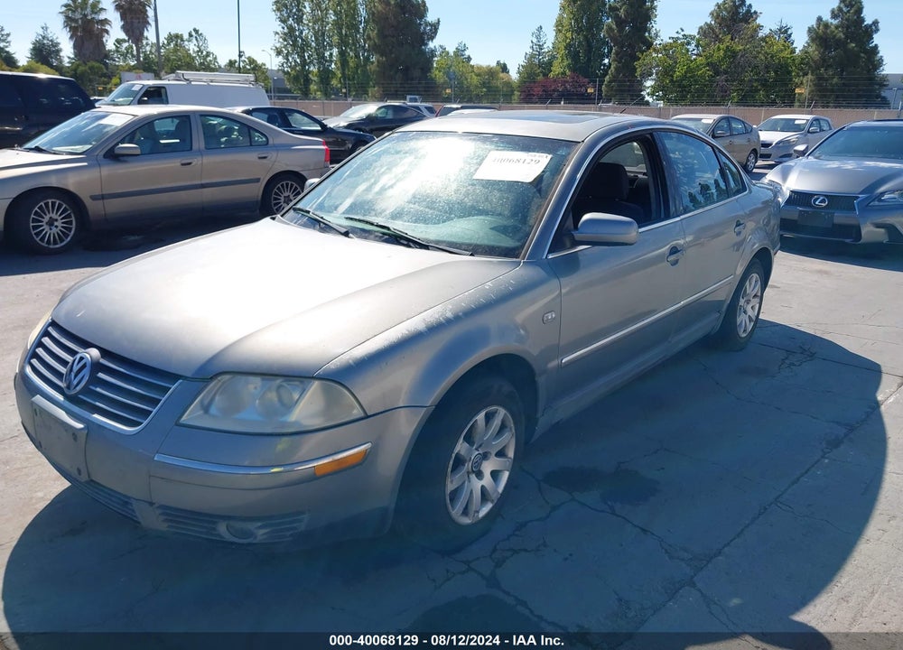 2001 VOLKSWAGEN PASSAT GLS VIN: WVWPD63BX1E113218