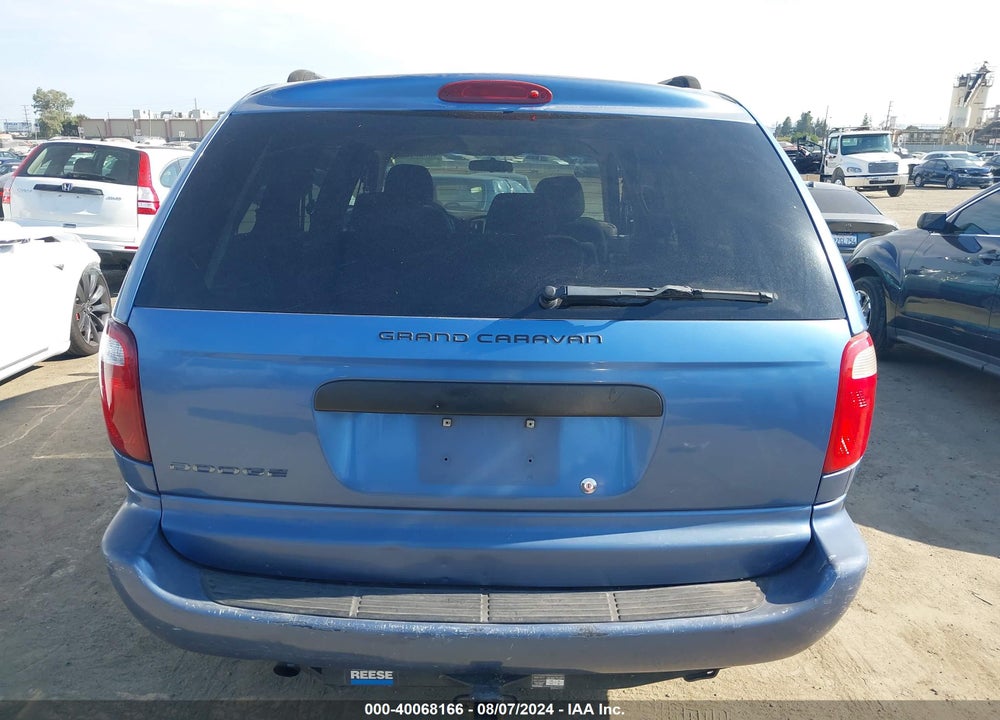 2007 DODGE GRAND CARAVAN SE VIN: 1D4GP24R47B194144