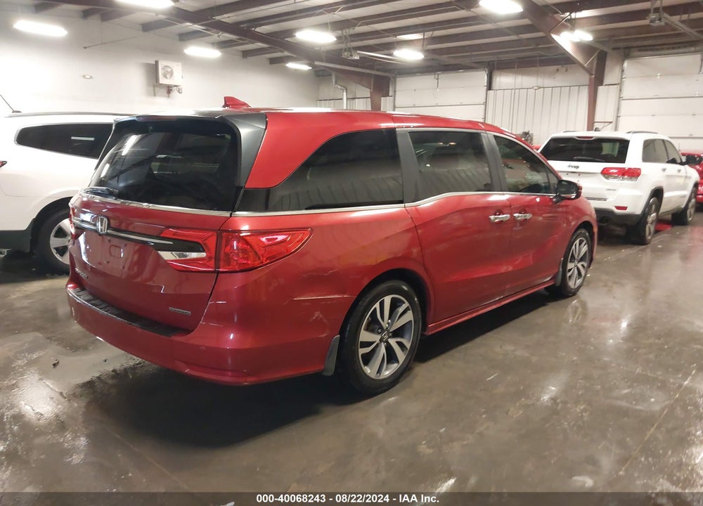2022 HONDA ODYSSEY TOURING VIN: 5FNRL6H87NB027507