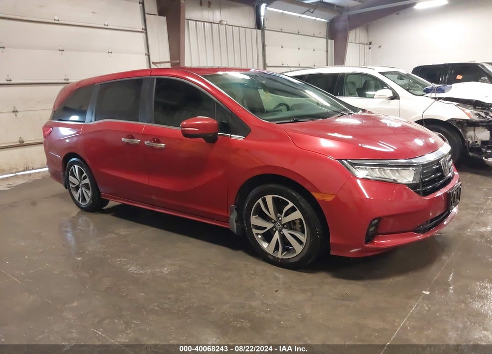 2022 HONDA ODYSSEY TOURING VIN: 5FNRL6H87NB027507
