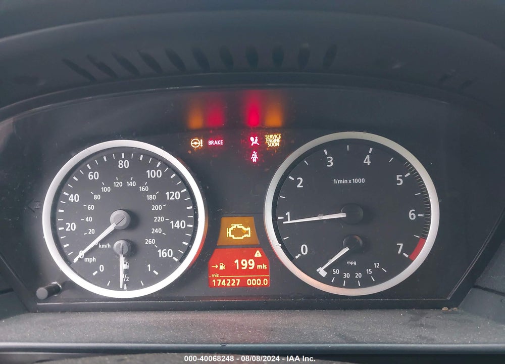 2004 BMW 545I VIN: WBANB335X4B087552