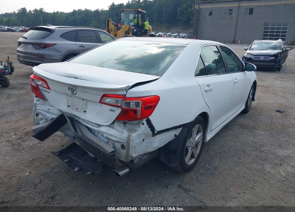 2012 TOYOTA CAMRY SE VIN: 4T1BF1FK4CU589228