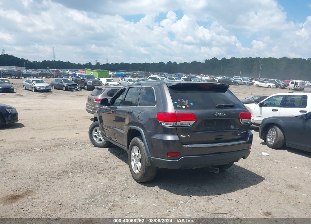 2014 JEEP GRAND CHEROKEE LAREDO VIN: 1C4RJFAG2EC451584