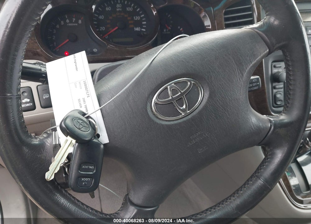 2001 TOYOTA HIGHLANDER V6 VIN: JTEGF21A410020717