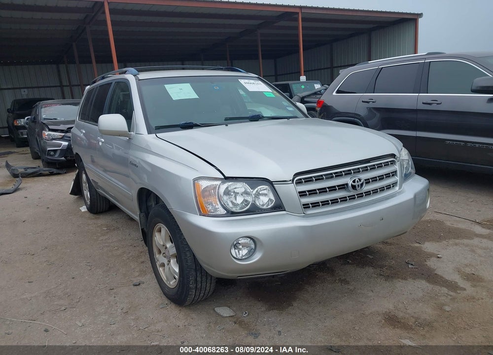 2001 TOYOTA HIGHLANDER V6 VIN: JTEGF21A410020717