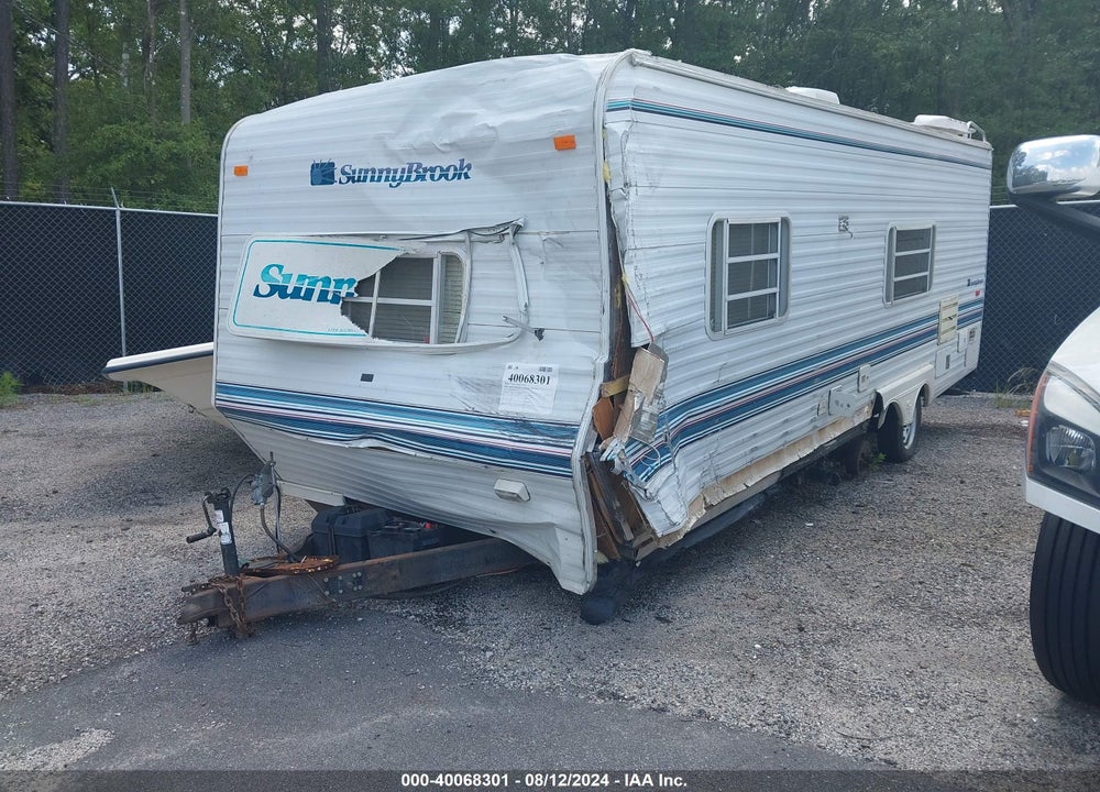 1998 SUNNYBROOK MODEL 24FB TRAVEL TR VIN: 4UBAS0L24W1K11789