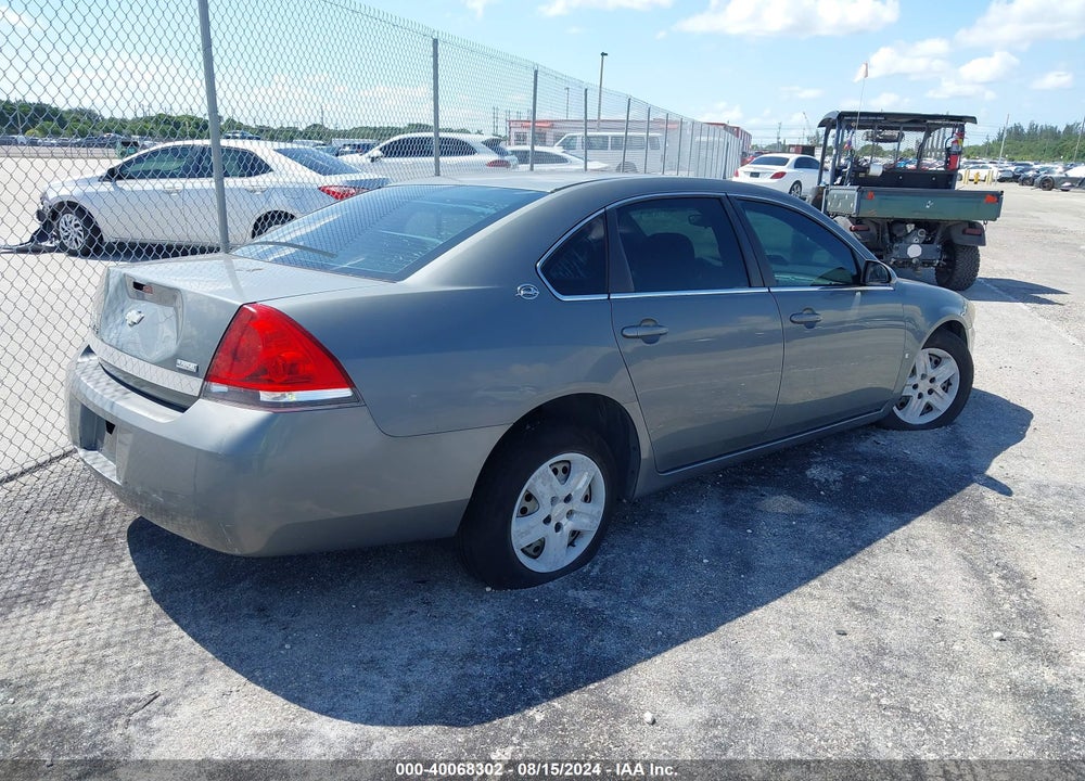 2008 CHEVROLET IMPALA LS VIN: 2G1WB58KX81227728