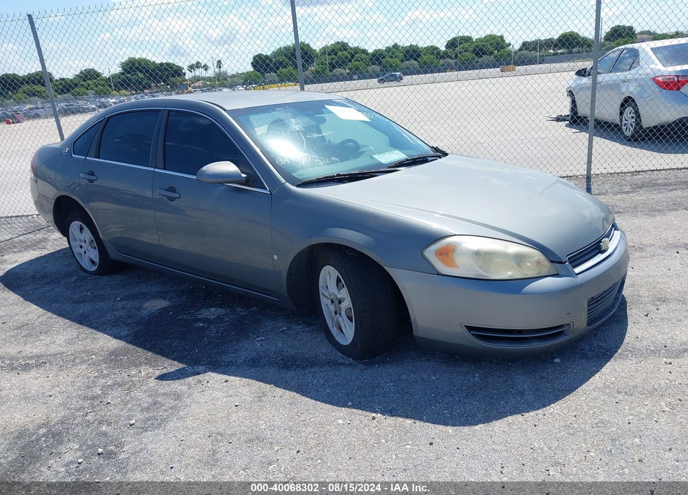 2008 CHEVROLET IMPALA LS VIN: 2G1WB58KX81227728