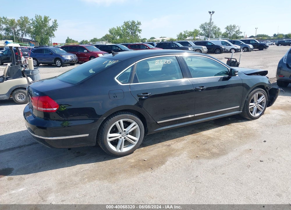 2013 VOLKSWAGEN PASSAT 2.0L TDI SEL PREMIUM VIN: 1VWCN7A39DC138640
