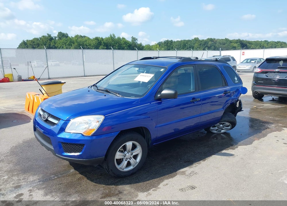 2009 KIA SPORTAGE LX VIN: KNDJF724897591792