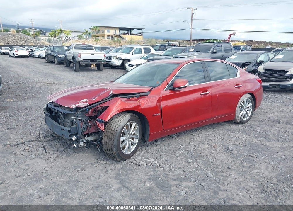 2014 INFINITI Q50 HYBRID PREMIUM VIN: JN1AV7AP2EM691576