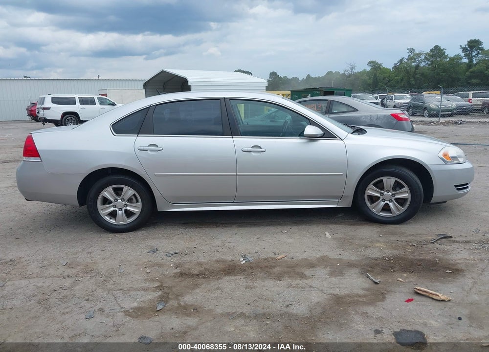 2012 CHEVROLET IMPALA LS VIN: 2G1WF5E31C1281011