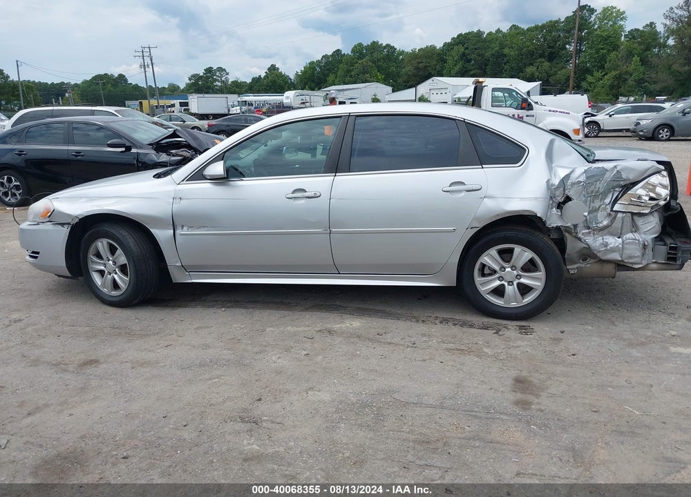 2012 CHEVROLET IMPALA LS VIN: 2G1WF5E31C1281011