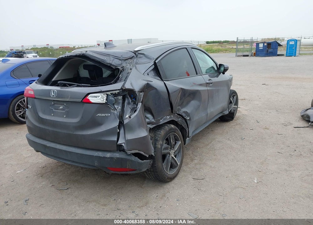 2022 HONDA HR-V AWD EX VIN: 3CZRU6H5XNM762524