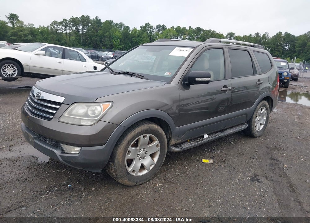 2009 KIA BORREGO EX V8 VIN: KNDJH742795020537